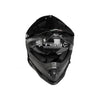 IBK Motorbike Racing Motocross Adventure Helmet, Glossy Black - 835611