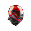 Safety Full Face Childrens Racing Motorcycle Helmet, Red - 835614