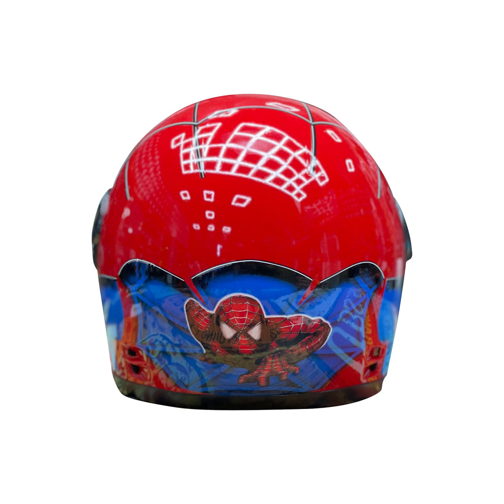 Children Full Face Helmet Red Spiderman Cartoon - 836445