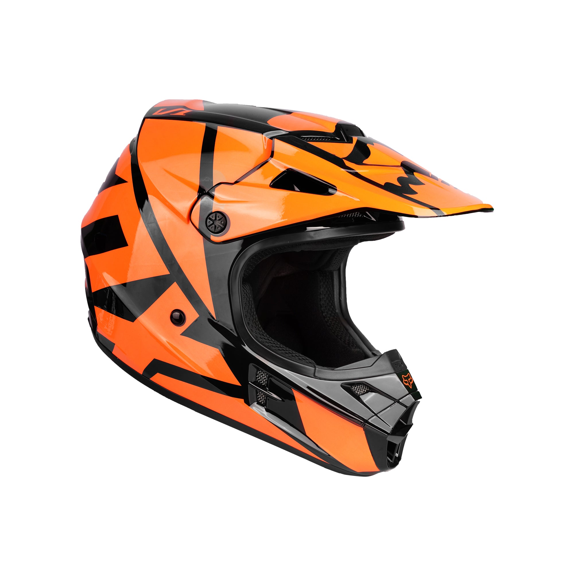 Fox Racing V1 Helm Visier – Ersatzvisier In Fluoreszierendem Orange, Für V1 Helm (Medium)
