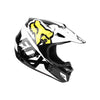 Fox V1 Motocross Off-Road Best Protection Helmet Black/White - 836586_2