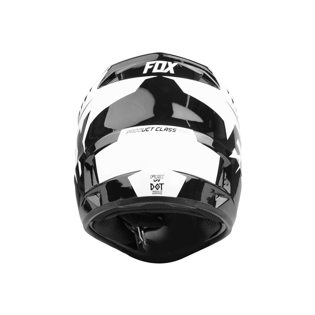 Fox V1 Motocross Off-Road Best Protection Helmet Black/White - 836586_3