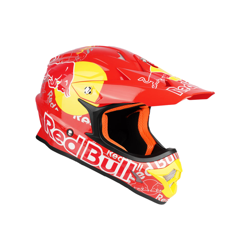 Red Bull Full Face Helmet Shopee Motorcycle Helmet Casco Off Road
