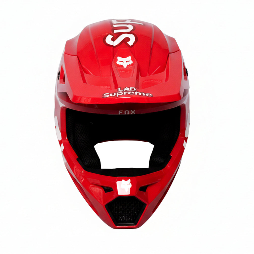 FOX V1 Supreme Red Motorcycle Motocross Helmet ECE & DOT Certified_3