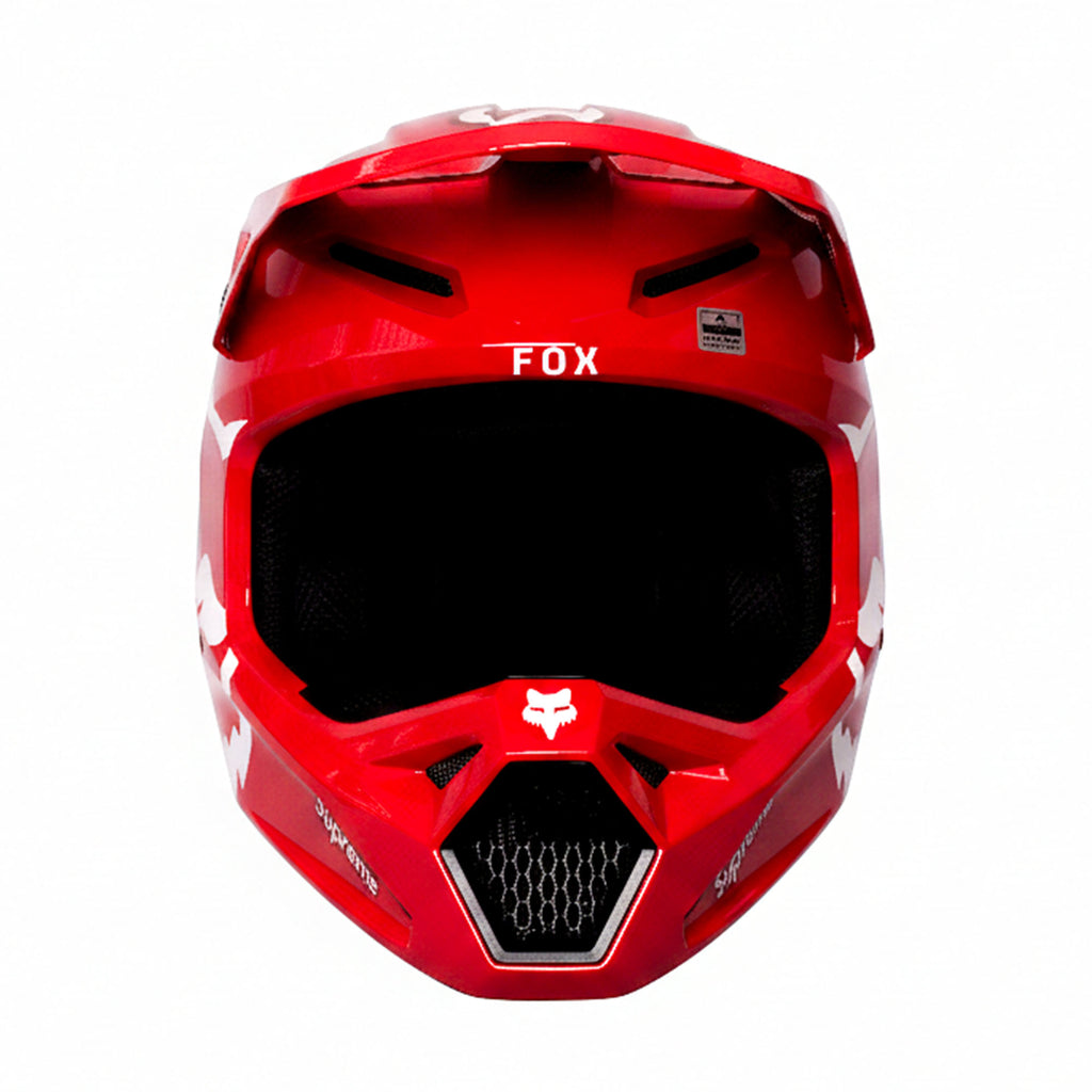 FOX V1 Supreme Red Motorcycle Motocross Helmet ECE & DOT Certified_5