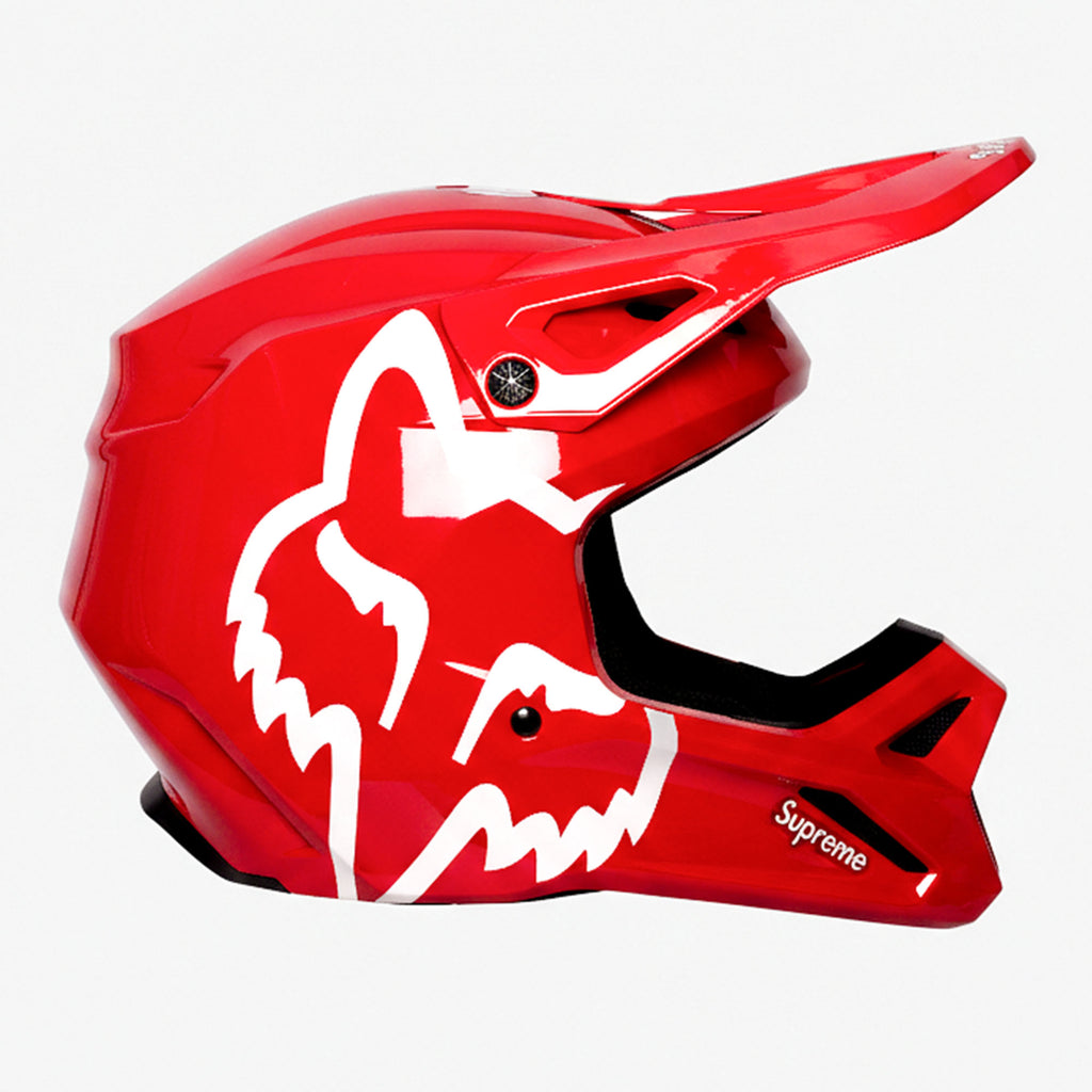 FOX V1 Supreme Red Motorcycle Motocross Helmet ECE & DOT Certified_6