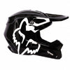 Premium Black Motorcycle FOX Helmet Supreme V1 DOT/ECE Off Road Motocross Gear_5