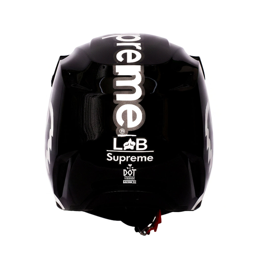 Premium Black Motorcycle FOX Helmet Supreme V1 DOT/ECE Off Road Motocross Gear_6