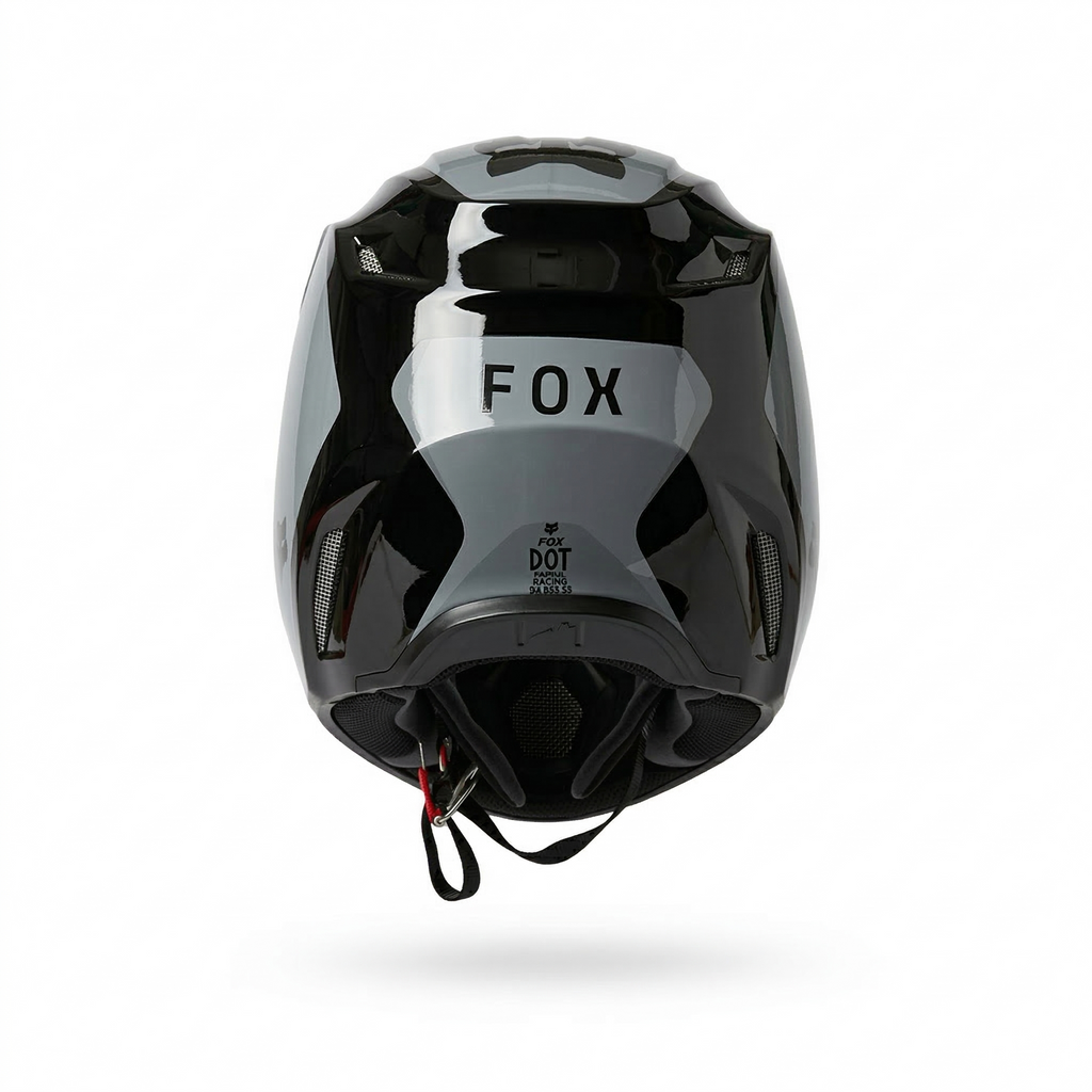 FOX V1 Solid Dark Shadow Grey MIPS DOT/ECE Off Road Motorcycle Motocross Helmet_6