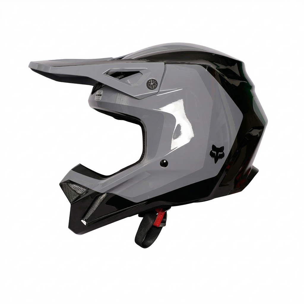 FOX V1 Solid Dark Shadow Grey MIPS DOT/ECE Off Road Motorcycle Motocross Helmet_5