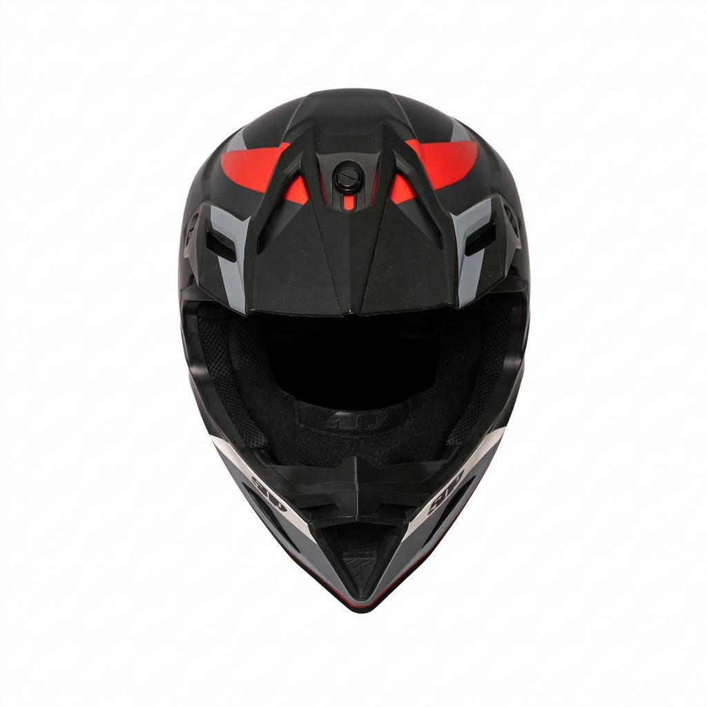 Kids Motorcycle Helmet Five 0 Nine BK&RD Youth Motocross Safety Helmet_8