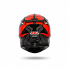 NZI Kids Motorcycle Lightweight Junior Riding Safety Helmet Red Black_6