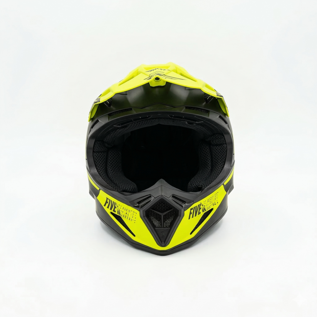 Five 0 Nine Kids/Youth Motocross Full Face Dirt Bike Helmet Green_5