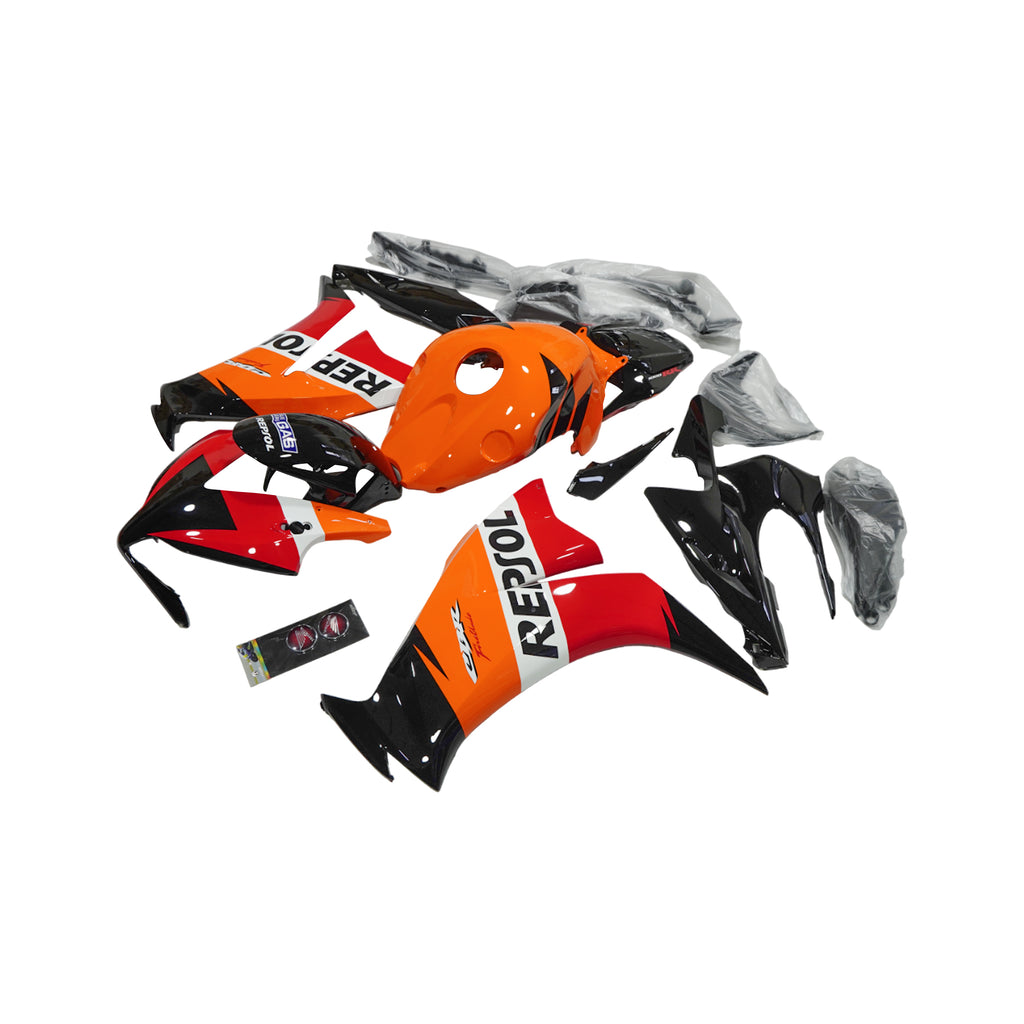 Honda CBR 1000 RR 2012-16 Full Body Cover MS Injection Mold Orange Black Fairing Kit - 839002