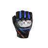 SCOYCO MC44D Motorcycle Safety Half finger Gloves Blue-849945-1