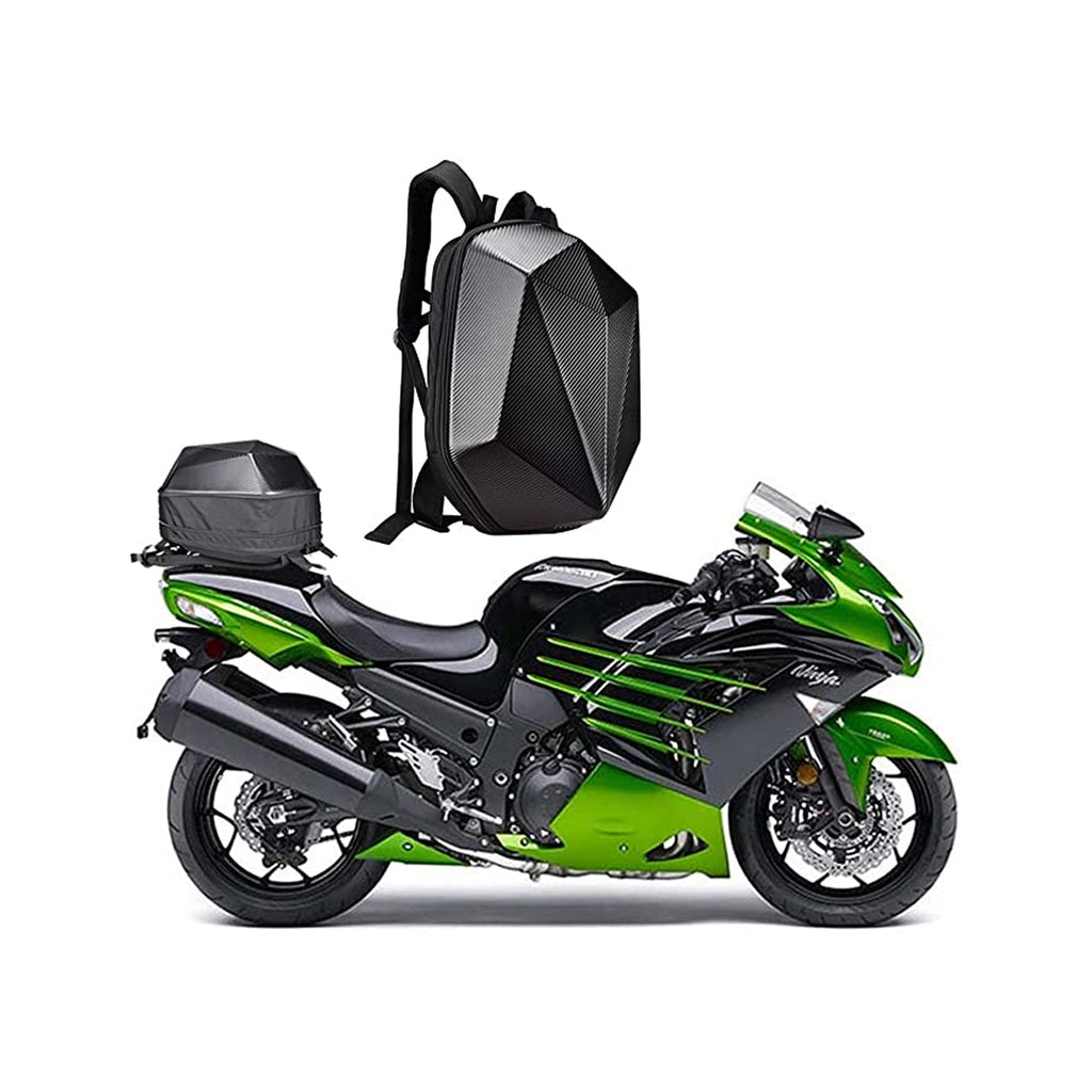 Motorcycle Hard Shell Backpack, Shoulder Racing Backpack - 850708_6