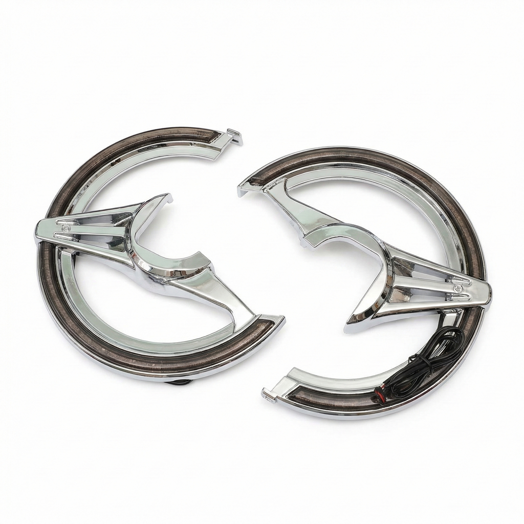 Motorcycle Brake Rotor Cover LED Lamp for Honda Goldwing GL1800 2018-2021_9