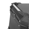 COOCASE Q1-J2 Motorcycle Top Case Tail Box, Storage Luggage Trunk Black 45L_13