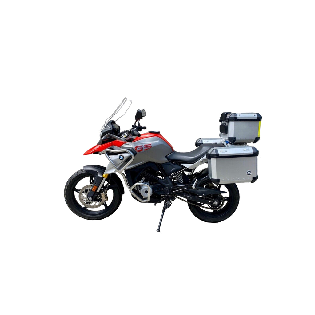 COOCASE X4-J2 SILVER 28L Motorbike Tail Storage Box (1 Pair) - 855512