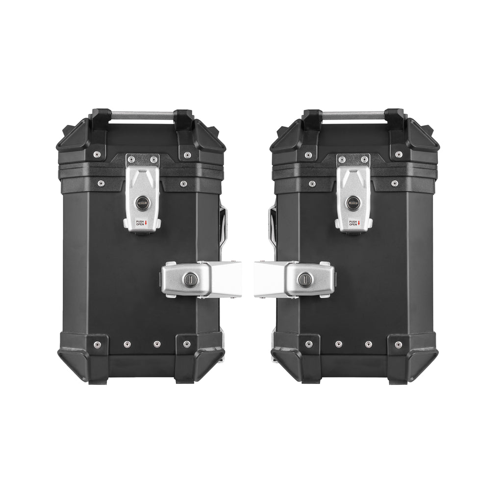 COOCASE X4-J2 Black 28L Motorcycle Carrier Box Aluminum Rear Case_8