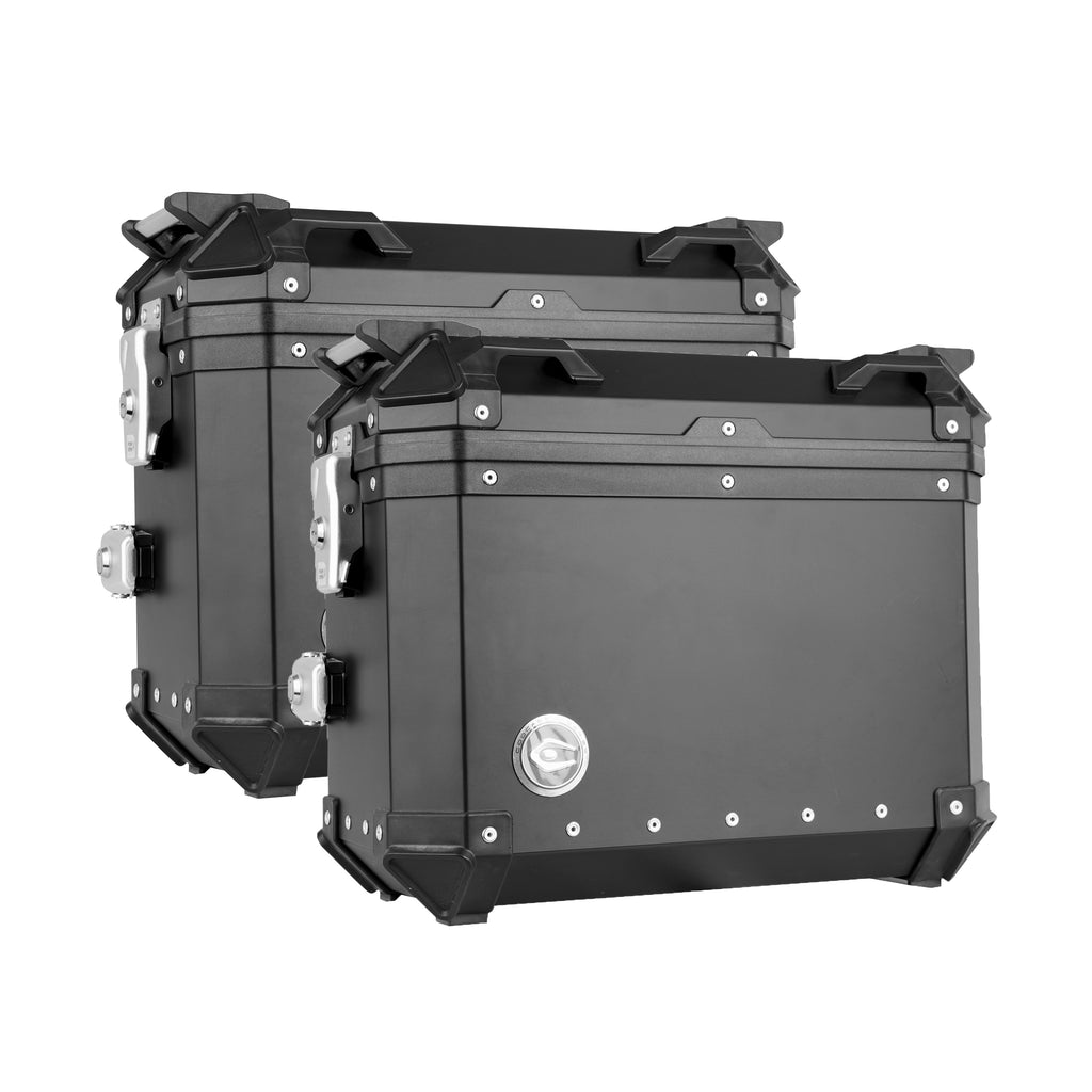 COOCASE X4-J2 Black 28L Motorcycle Carrier Box Aluminum Rear Case_9