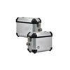 COOCASE X2-J2 SILVER 36L Side Boxes, Motorcycle Aluminum Side Suitcase(1 Pair) - 855514