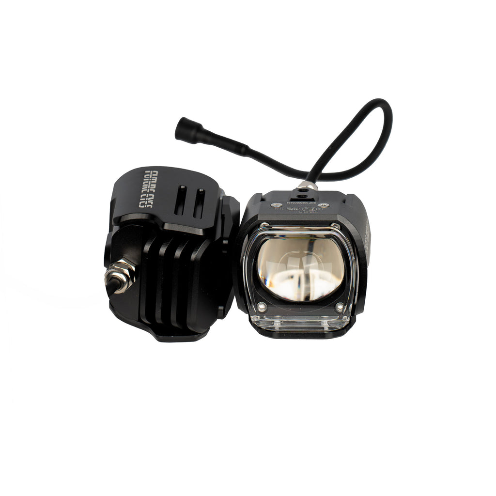FUTURE EYES UF1 Viper Motorcycle Auxiliary LED Spotlight 60W Yellow/White_2