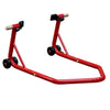Motorcycle Rear Wheel Lift Stand, Front Wheel Bracket RED 874516