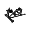 Motorcycle Stand and Wheel Chock with Clamps Black - 861212