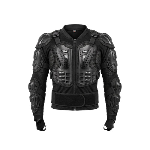 VEMAR S-161 Motorcycle Body Armor Chest & Back Protector Black_1
