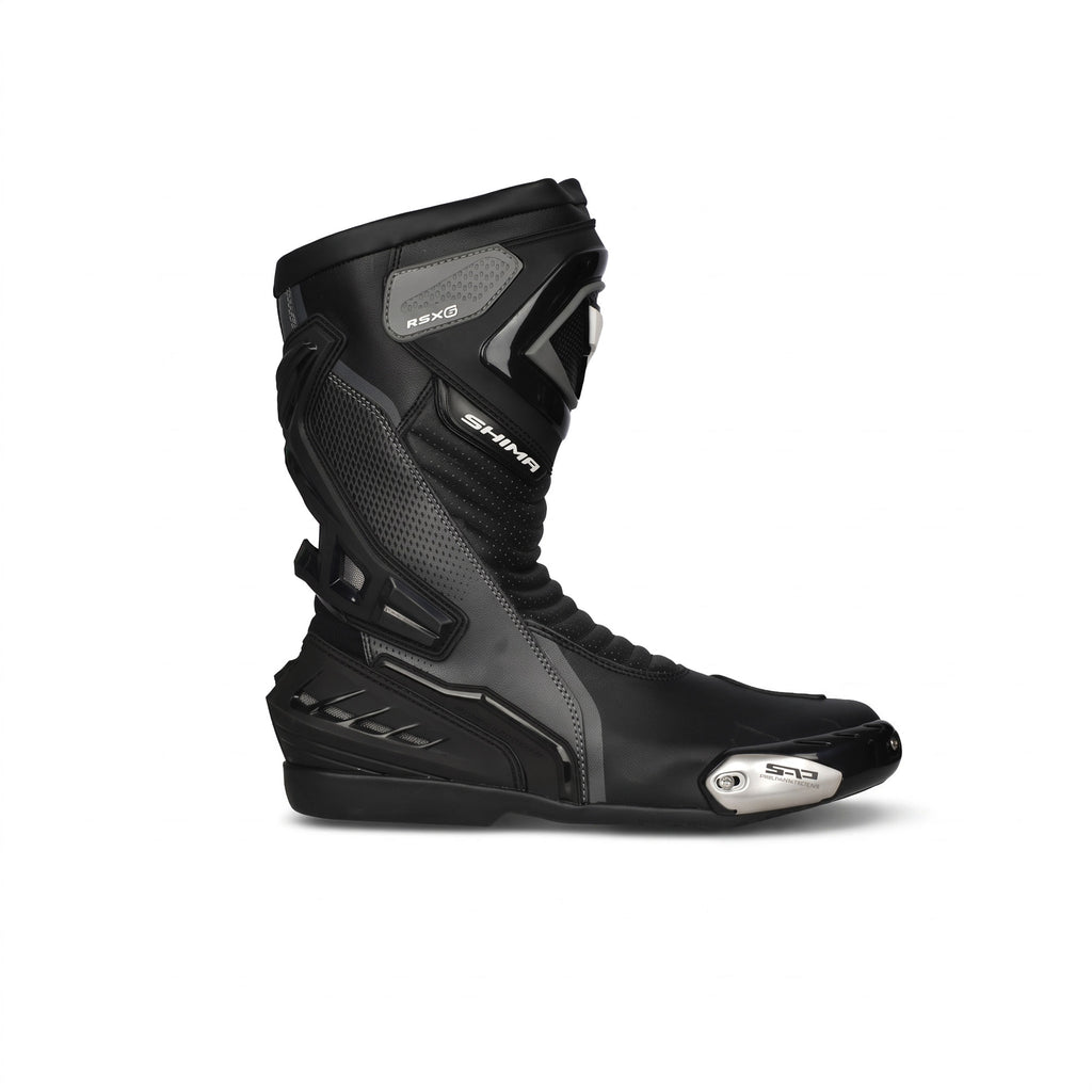 SHIMA RSX-6 Sport Riding Protection Motorcycle Boots In Black_2