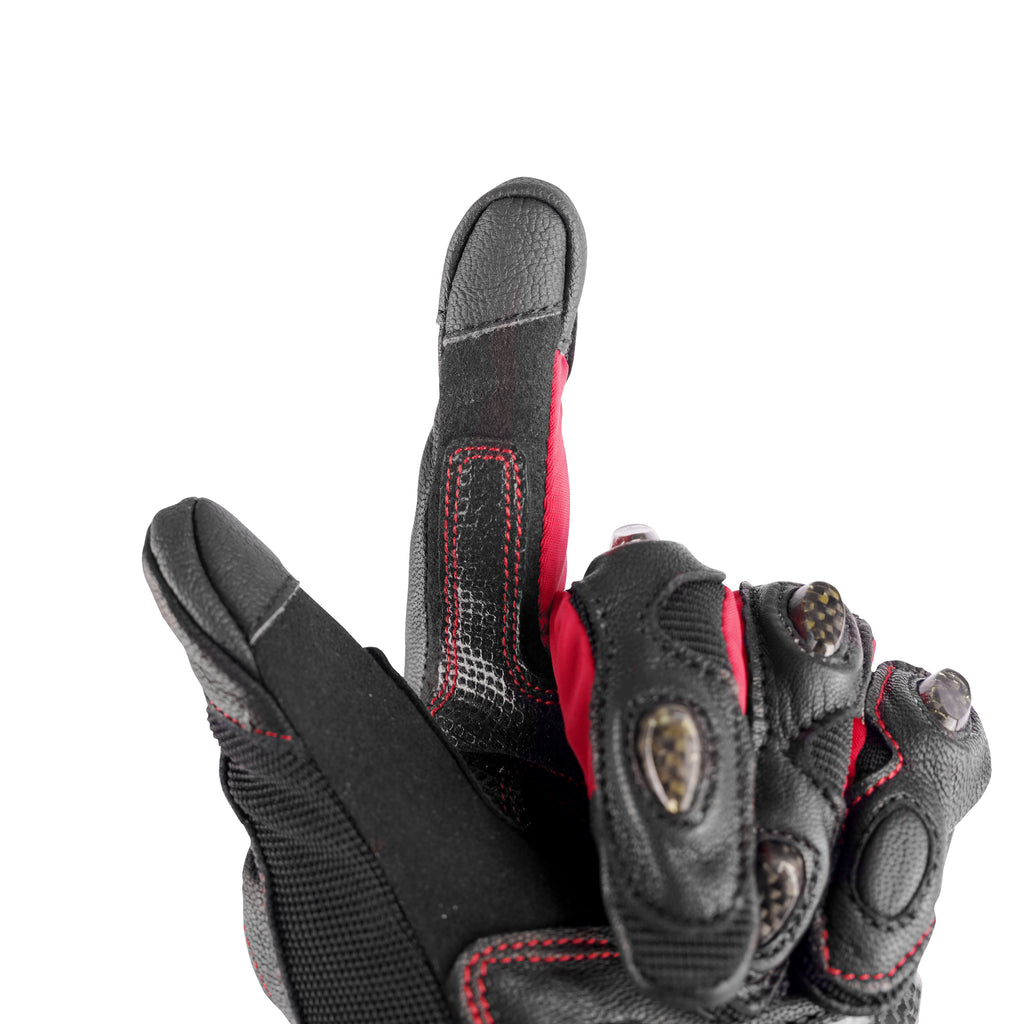 SFK Men Classic Motorcycle Gloves Full Finger Gear - 863420_3