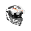 CABERG AVALON X PUNK K8 Full Face Helmet Matte Grey/Black/Red - 870279_2