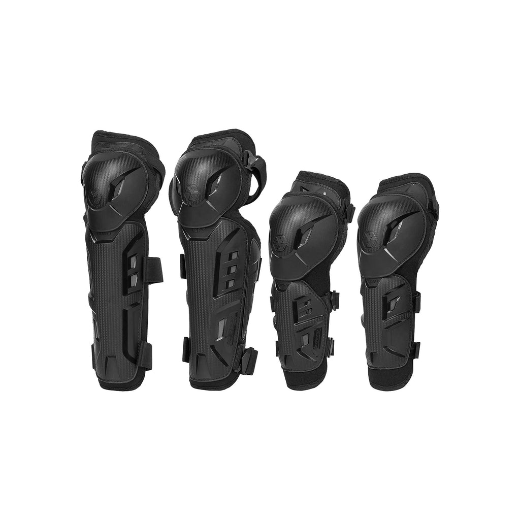 SCOYCO Knee Shin Guards Adjustable, Anti-Slip Motorcycle Armor