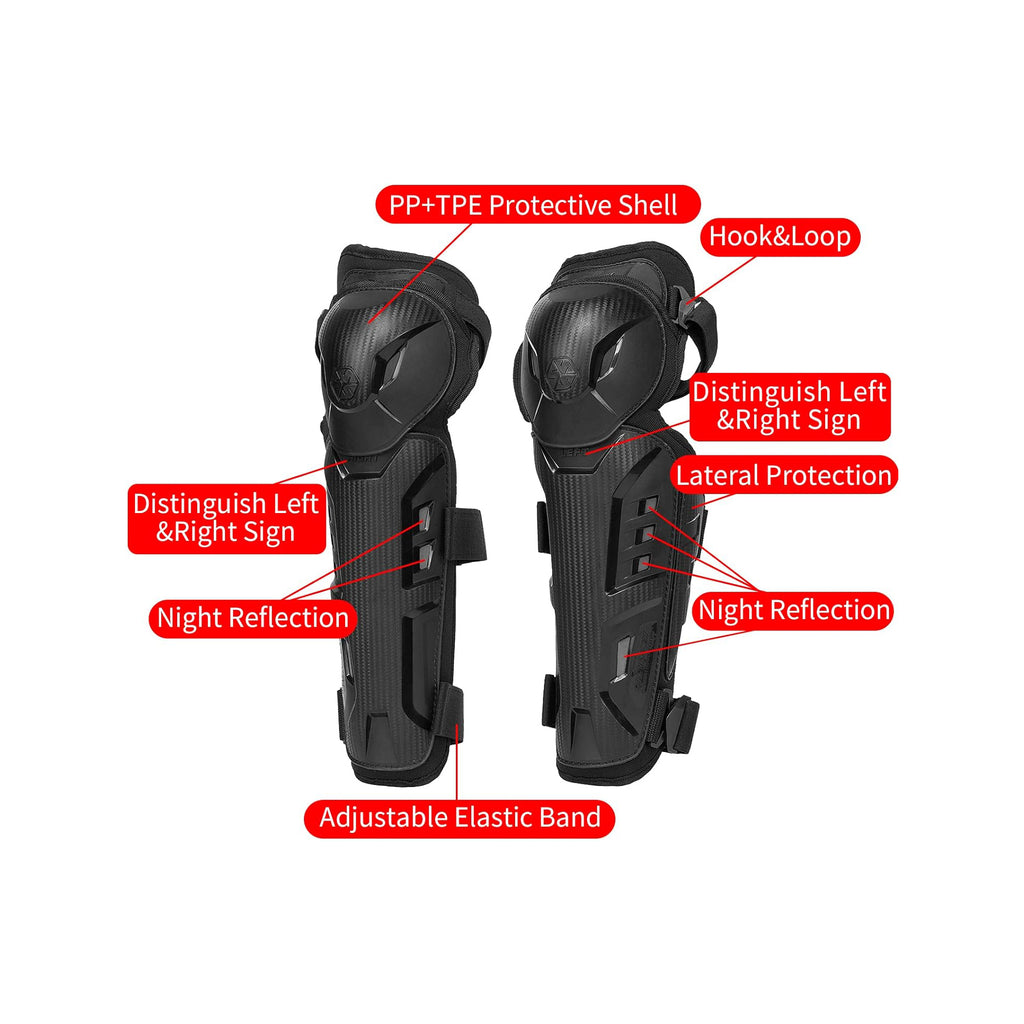 SCOYCO 4pcs Motorcycle Knee Shin Guards - 872357_2