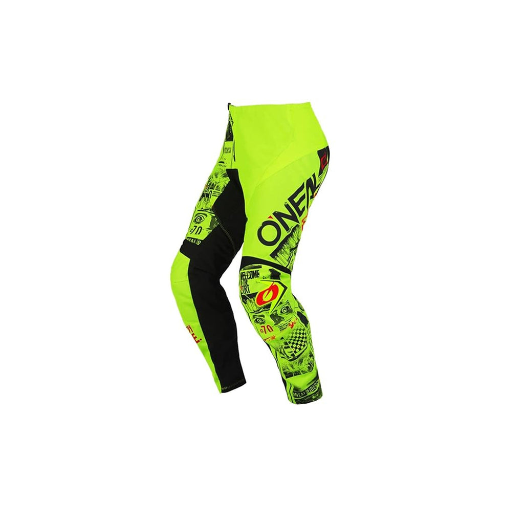 O'NEAL Custom Motocross Jersey & Pants Set Kinder Attack Neon Yellow/Black - 872365_5