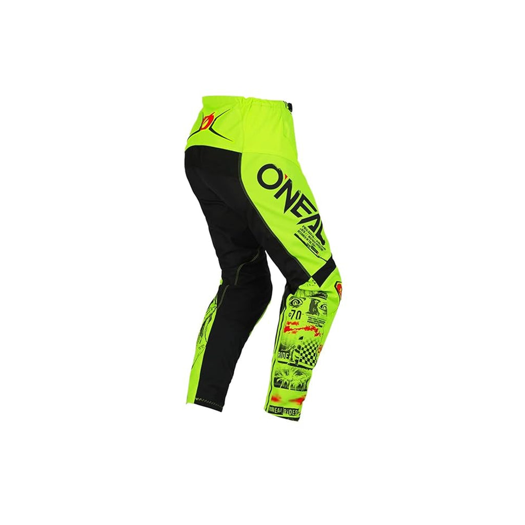 O'NEAL Custom Motocross Jersey & Pants Set Kinder Attack Neon Yellow/Black - 872365_6