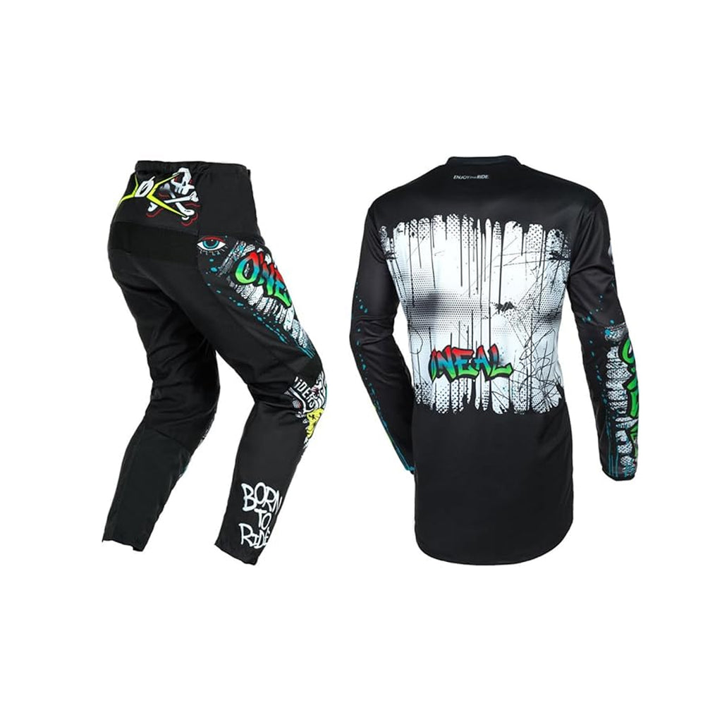 O'Neal Element Rancid Black/Multi Motocross Jersey & Pants - 872369_2