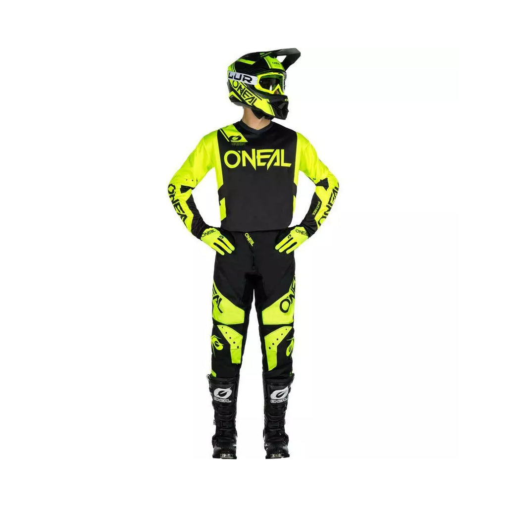 O'NEAL Youth Element Racewear Motocross Jersey & Pants Set Black/Neon - 872370_4