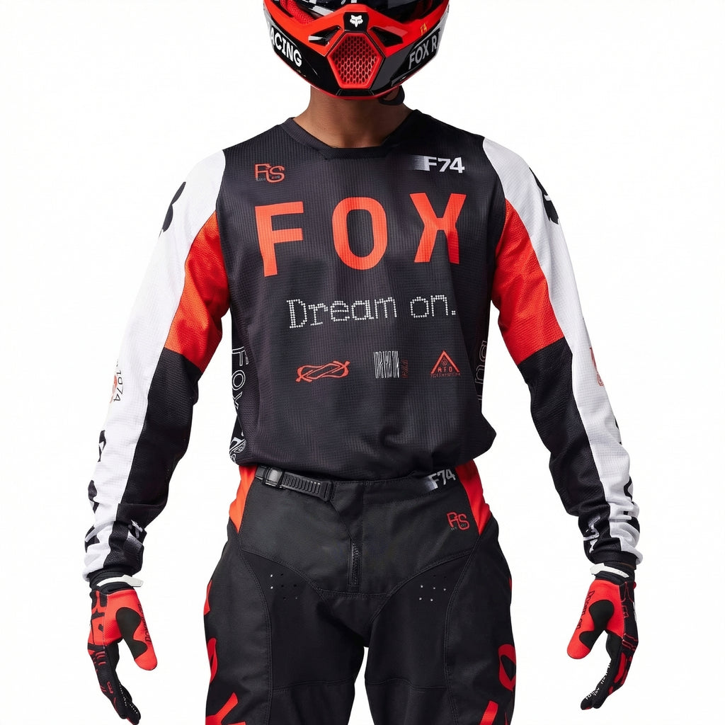 FOX Racing Motocross Jersey Pants Set/Professional Motorcycle Riding Suit_4
