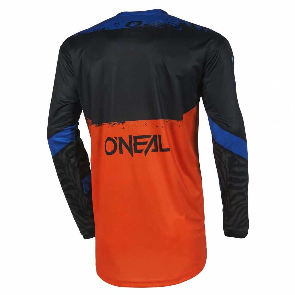 O'Neal Motorcycle Motocross Jersey & Pants Racing Gear Suit Orange Blue_2