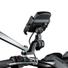 Motorcycle Handlebar Mobile Phone holder Mount with USB Fast Charger - 874424