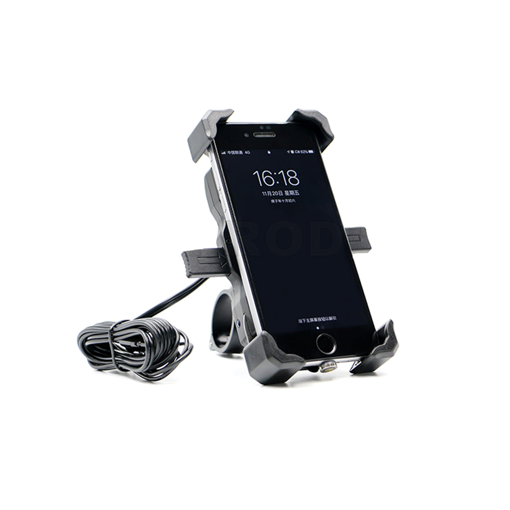 Motorcycle Cell Phone Holder With Wireless Charger_1