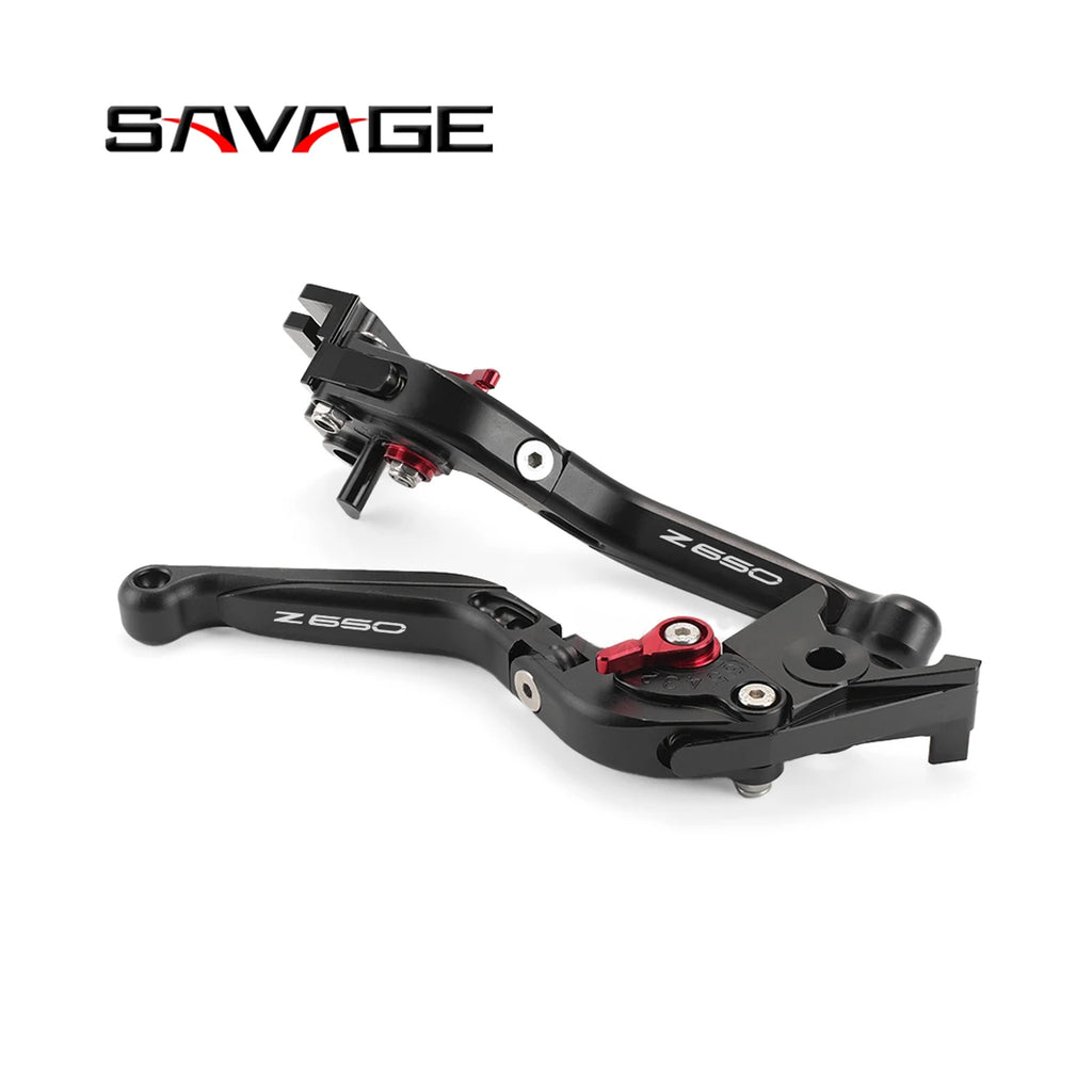 Savage Red Brake/Clutch Lever for Kawasaki Z650 2017-2023 - 875634