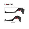 Savage Red Brake/Clutch Lever for Kawasaki Z650 2017-2023 - 875634