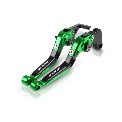 Savage Green Brake/Folding Clutch Lever for Kawasaki Z650 - 875635
