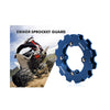 ATV Dual Sprocket Guard For Yamaha Raptor 700 YFM700R 2012-20 Black, Blue & Red_11