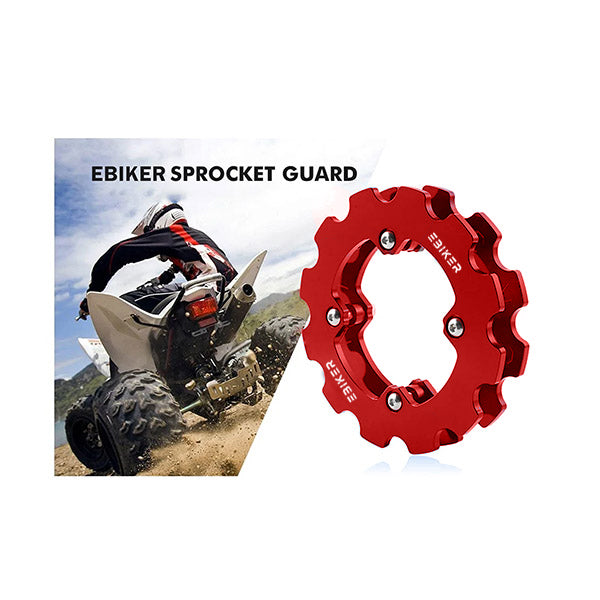 ATV Dual Sprocket Guard For Yamaha Raptor 700 YFM700R 2012-20 Black, Blue & Red_13