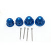 Front Spindle Nuts For Yamaha RAPTOR 700 2007 - Blue, 4Pcs_3