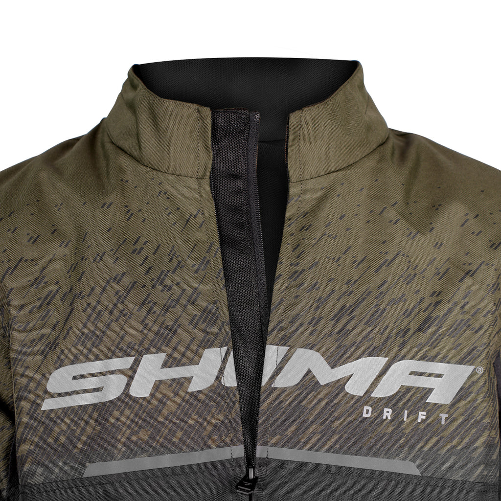 SHIMA Urban Drift Textile Motorcycle Jacket Green & Black - 910001_7